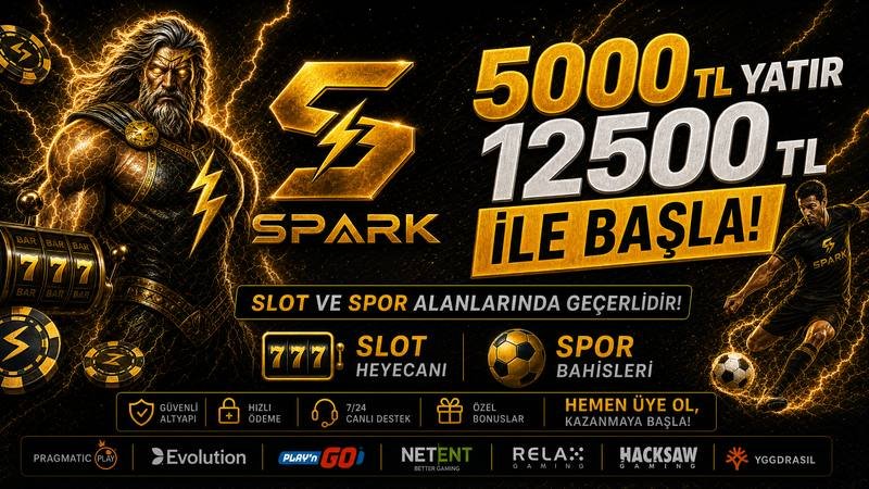 Spor Ve Slot 12.500₺ ile başlama BONUSU